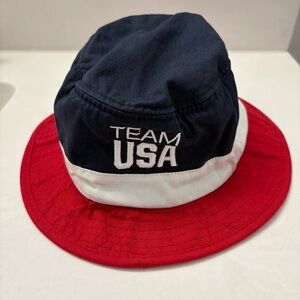 Olympics Team USA Bucket Hat Youth OS 2016 Games Red White Blue NEW never worn